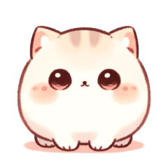 Cute and relaxed cat stickers