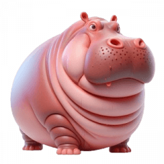 Hipopótamo Gordo Declara Seu Amor
