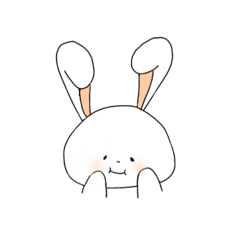 Fluffy daifuku rabbit