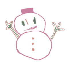 Fluffy Greetings! Snowman