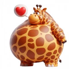 Confissão de Amor da Girafa Gorda