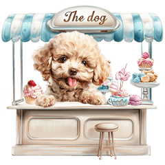Toy poodles and sweets