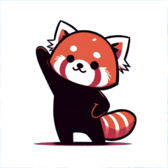 lesser panda no asu Sticker