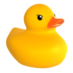 Swaying Rubber Duck