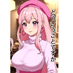 Anime Pink Girl (Daily Language 2)