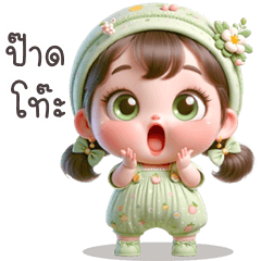 Pakhom cute girl (Kum-muang)