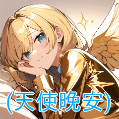 anime angel stickers