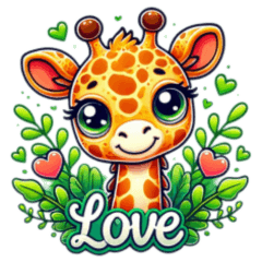 Cute Giraffe Stamps!