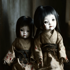 pop-up Ghost cursed doll Ghost horror3