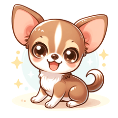 Cute Chihuahua Delight Stickers
