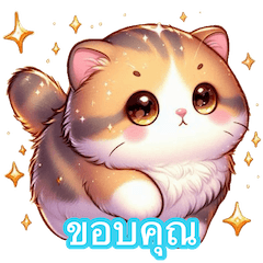Stiker Kucing Munchkin Lucu2