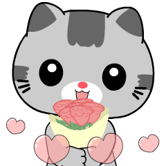 Cute Taby Cat : Effect stickers