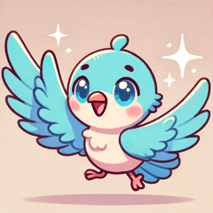 Cute Bird Stickers3