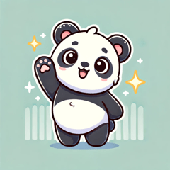 Cute Panda Stickers5