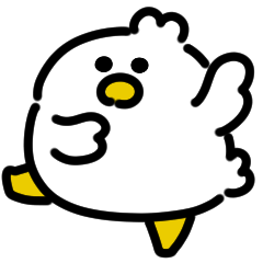 Dancing duck Sticker