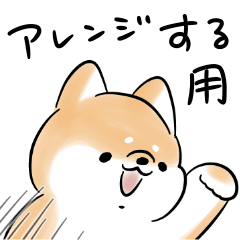 Shiba Inu Dog<arrangement>