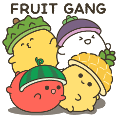 The cute fruit gang