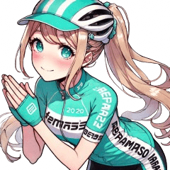 ロードバイク女子　チェレ子 Ver