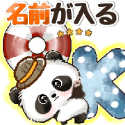 Panda Name^*^*stickers!!!seezuu006015
