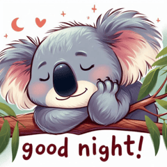 Relaxed Koala Stickers2@SFW