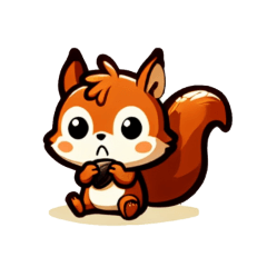 Azatoi squirrel Sticker