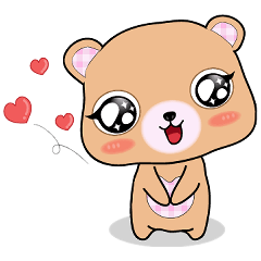 Kiki - cute bear (No Text)