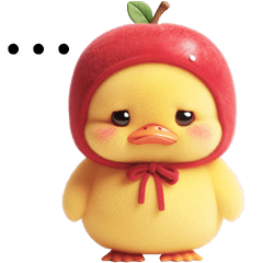 Grumpy Duck Apple
