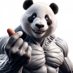 Adesivos de Paquera do Homem Panda