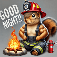Little Firefighter Squirrel
