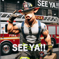 Pig Firefighter