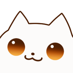 chat with kawaii white cat
