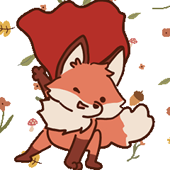 Little Red Fox Autumn Popup