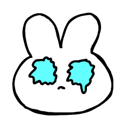 Rabbit Yuruyuru sticker