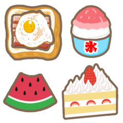 [NO TEXT]YUMMY-LOOKING FOOD STICKER2