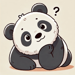 Curious Panda Stickers