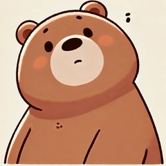 Curious Bear Stickers