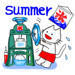 Akapankun's summer daily life stickers 2
