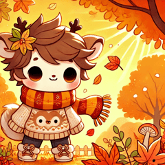Autumn Stickers by mirai