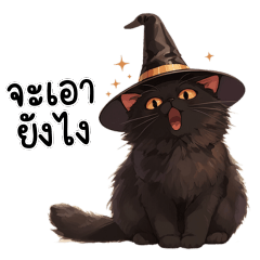Happy Black Cat V.1