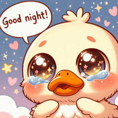 Tearful Duck Stickers2@SFW