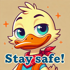 Cheeky Duck Stickers @SFW