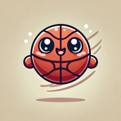 Cute Cartoon Basketball Stickers