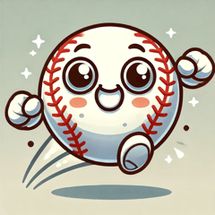 Cute Cartoon Baseball Stickers