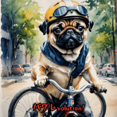 Pug on Wheels: Quirky Adventures