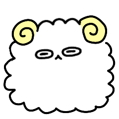 Healing cute sheep