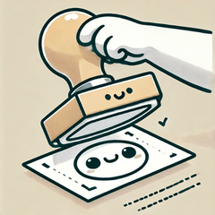 Cute Stamp Character(Combine with text)