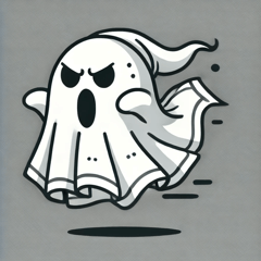 Towel Ghost Stickers