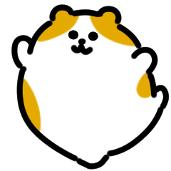 Smiling guinea pig dancing Sticker