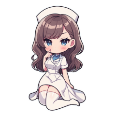 Sparkly nurse material without text