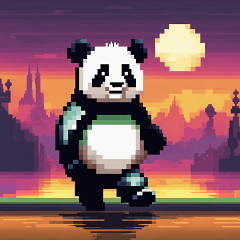 Pandas in a fairytale world2